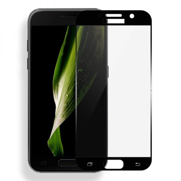 Защитное стекло 2.5D (3D) Full Cover на весь экран для Samsung Galaxy A3 2017 (A320) – Black