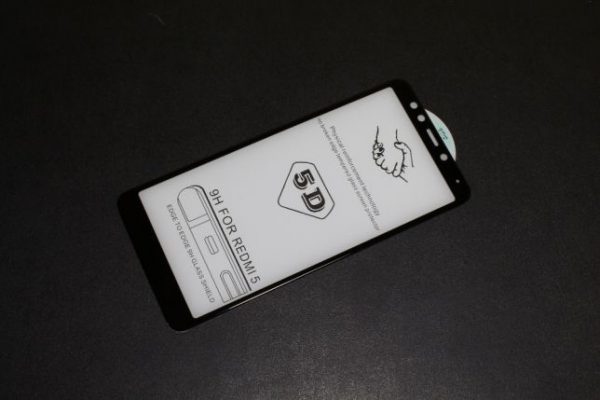 Защитное стекло 5D Premium 9H Full Glue на весь экран для Xiaomi Redmi 5 – Black
