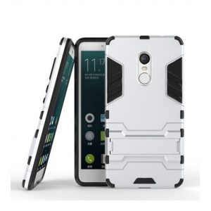 Ударопрочный чехол Transformer с подставкой для Xiaomi Redmi Note 4X / Note 4 (SD) (Satin Silver)