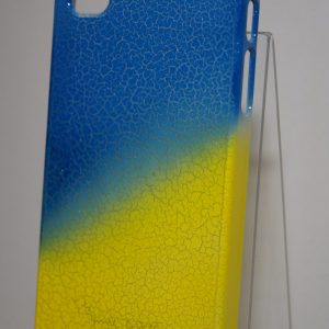 Защитный пластиковый чехол градиент сине-фиолетовый для Iphone 4