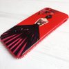 TPU чехол Magic Girl со стразами для Iphone 7 / 8 / SE (2020) – Красный / Цветы 7904