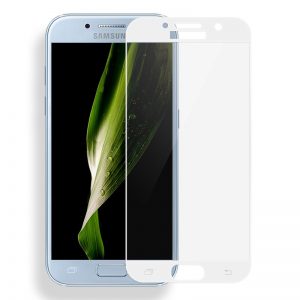 Защитное стекло 2.5D (3D) Full Cover на весь экран для Samsung Galaxy A7 2017 (A720) – White