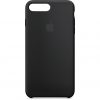 Оригинальный силиконовый чехол для Apple iPhone 7 / 8 (Black)