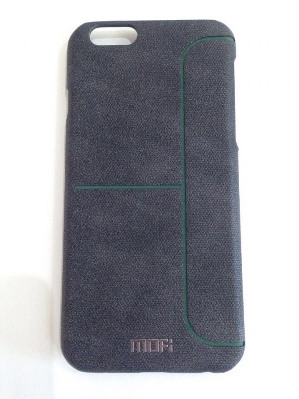 Пластиковая накладка бренда Mofi c полоской для Iphone 6 / 6s Dark Grey