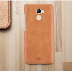 Пластиковая накладка бренда Mofi для Xiaomi Redmi 4 Brown (Коричневый)