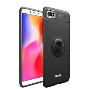 Cиликоновый чехол Deen ColorRing с креплением под магнитный держатель для Xiaomi Redmi 6A (Black)