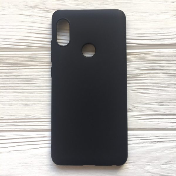 Матовый силиконовый TPU чехол для Xiaomi Redmi Note 5 / 5 Pro – Black