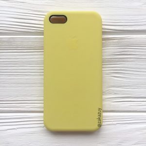 Оригинальный чехол Silicone Case с микрофиброй для Iphone 5 / 5s / SE №38 (Flash)