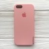 Оригинальный чехол Silicone Case с микрофиброй для Iphone 5 / 5s / SE №14 (Light Pink)