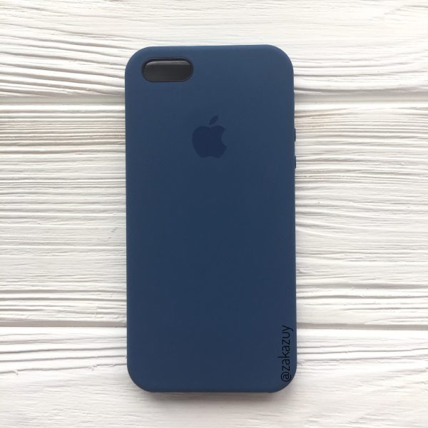 Чохол Silicone Case для Iphone 5 | 5s | SE Navy Blue