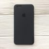 Оригинальный чехол Silicone Case с микрофиброй для Iphone 6 Plus / 6s Plus  №37 (Dark Grey)