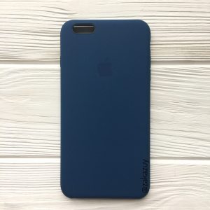 Оригинальный чехол Silicone Case с микрофиброй для Iphone 6 Plus / 6s Plus (Midnight Blue)