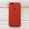 Оригинальный чехол Silicone Case с микрофиброй для Iphone 6 Plus / 6s Plus №18 (Orange)