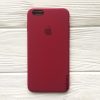 Оригинальный чехол Silicone Case с микрофиброй для Iphone 6 Plus / 6s Plus №4 (Rose Red)