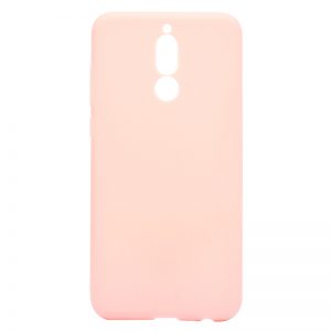 Матовый силиконовый TPU чехол на Huawei Mate 10 Lite (Розовый)