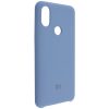 Оригинальный чехол Silicone Case с микрофиброй для Xiaomi Mi 6X / Mi A2 – Blue