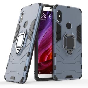 Ударопрочный чехол Transformer Ring под магнитный держатель для Xiaomi Redmi Note 5 Pro / Note 5 (Grey)