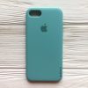 Оригинальный чехол Silicone Case с микрофиброй для Iphone 7 / 8 / SE (2020) №23 (Mint)