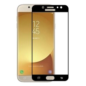 Защитное стекло 2.5D (3D) Full Cover Premium Tempered на весь экран для Samsung Galaxy J7 2017 (J730) – Black