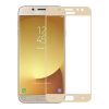 Защитное стекло 2.5D (3D) Full Cover на весь экран для Samsung Galaxy J7 2017 (J730) – Gold