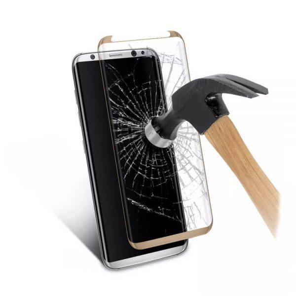 Защитное стекло 3D (5D) Full Glue Tempered Glass для Samsung Galaxy S8 (G950) – Gold