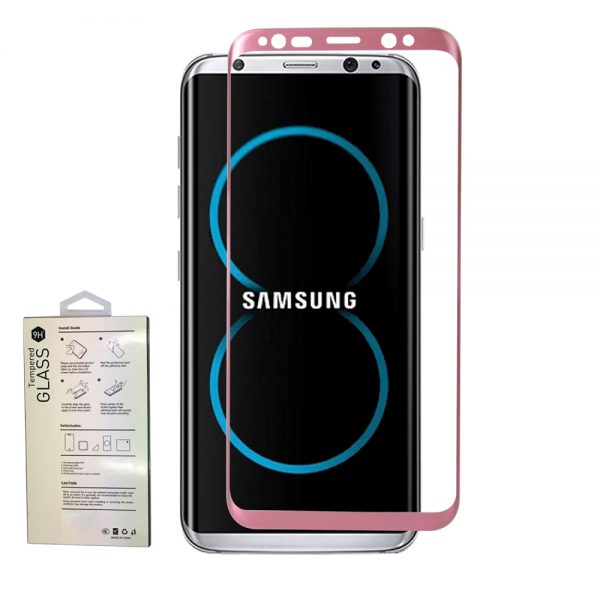 Защитное стекло 3D Full Cover на весь экран для Samsung G950F Galaxy S8 – Rose