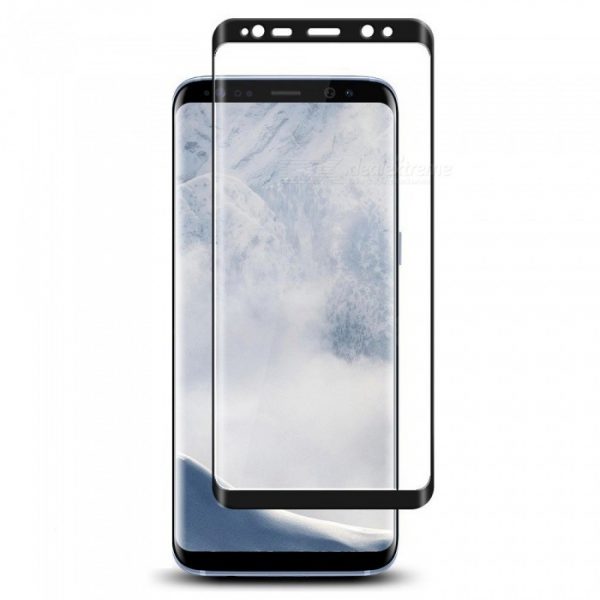 Защитное стекло 3D (5D) Full Glue Armor Glass на весь экран для Samsung G960F Galaxy S9 – Black