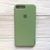 Оригинальный чехол Silicone Case с микрофиброй для Iphone 7 Plus / 8 Plus (Light Green) №10