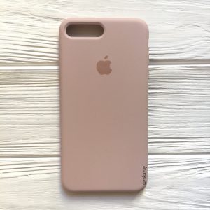 Оригинальный чехол Silicone Case с микрофиброй для Iphone 7 Plus / 8 Plus №8 (Powder)