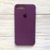 Оригинальный чехол Silicone Case с микрофиброй для Iphone 7 Plus / 8 Plus №28 (Purple)