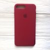 Оригинальный чехол Silicone Case с микрофиброй для Iphone 7 Plus / 8 Plus №4 (Rose Red)