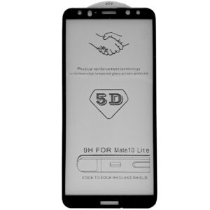 Защитное стекло 5D Premium 9H Full Glue на весь экран для Huawei Mate 10 Lite – Black