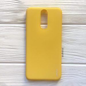 Матовый силиконовый TPU чехол на Huawei Mate 10 Lite (Желтый)