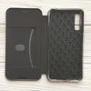 Кожаный чехол-книжка (экокожа+TPU) для Samsung A750 Galaxy A7 (2018) (Black) 13383