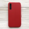 Кожаный чехол-книжка (экокожа+TPU) для Samsung A750 Galaxy A7 (2018) (Red) 13384