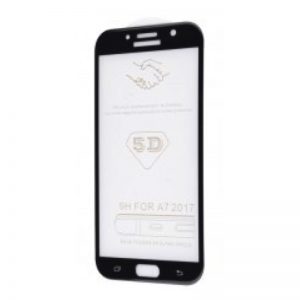 Защитное стекло 5D Premium 9H Full Glue на весь экран для Samsung Galaxy A7 2017 (A720) – Black