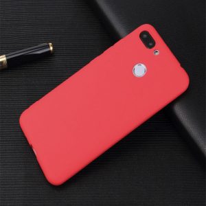 Матовый силиконовый TPU чехол на Xiaomi Mi 8 Lite / Mi 8 Youth (Mi 8x) (Red)