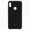 Оригинальный чехол Silicone Case с микрофиброй для Xiaomi Redmi 6 Pro / Mi A2 Lite (Black)