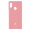 Оригинальный чехол Silicone Case с микрофиброй для Xiaomi Redmi 6 Pro / Mi A2 Lite – Pink