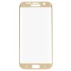 Защитное стекло 3D Full Cover на весь экран для Samsung G930 Galaxy S7 – Gold