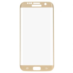 Защитное стекло 3D Full Cover на весь экран для Samsung G930 Galaxy S7 – Gold