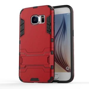 Ударопрочный чехол Transformer с подставкой для Samsung G935F Galaxy S7 Edge (Red)