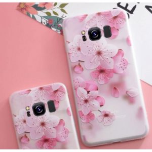 Матовый TPU чехол Soft touch для Samsung G955 Galaxy S8 Plus (Сакура)