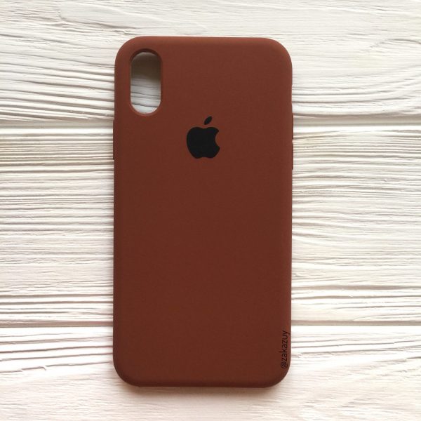 Чохол Silicone Case для Iphone X / XS Brown