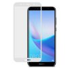 Защитное стекло 2.5D (3D) Full Cover на весь экран для Huawei  Y6 / Y6 Prime 2018 / Honor 7A Pro / 7C – White