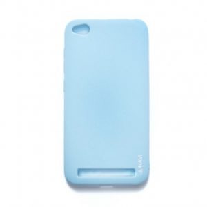 Матовый силиконовый TPU чехол для Xiaomi Redmi 4a – Светло-голубой