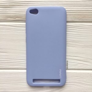 Матовый силиконовый TPU чехол на Xiaomi Redmi 5A / Redmi Go (Светло-голубой)