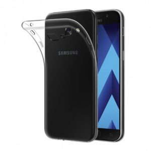 Прозрачный силиконовый (TPU) чехол (накладка) для Samsung Galaxy A3 2017 (A320) (Clear)