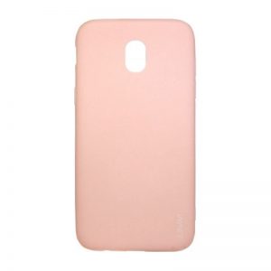 Матовый cиликоновый чехол (накладка) для Samsung J730 Galaxy J7 (2017) (Light Pink)