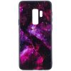 (TPU+Glass) чехол (накладка) Космос для Samsung G965 Galaxy S9 Plus (Pink)